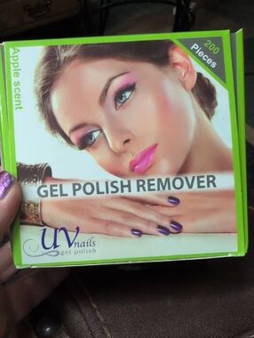Gel Polish Remover Pads - Apple Scented 200 Pieces